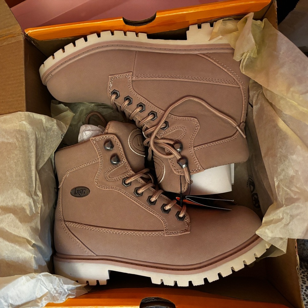 Lugz Brown Lace-Up Boots
